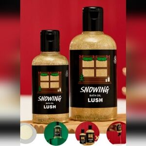 Lush Snowing Bath Oil ( 1 ) 8.4oz Bottle Limited edition